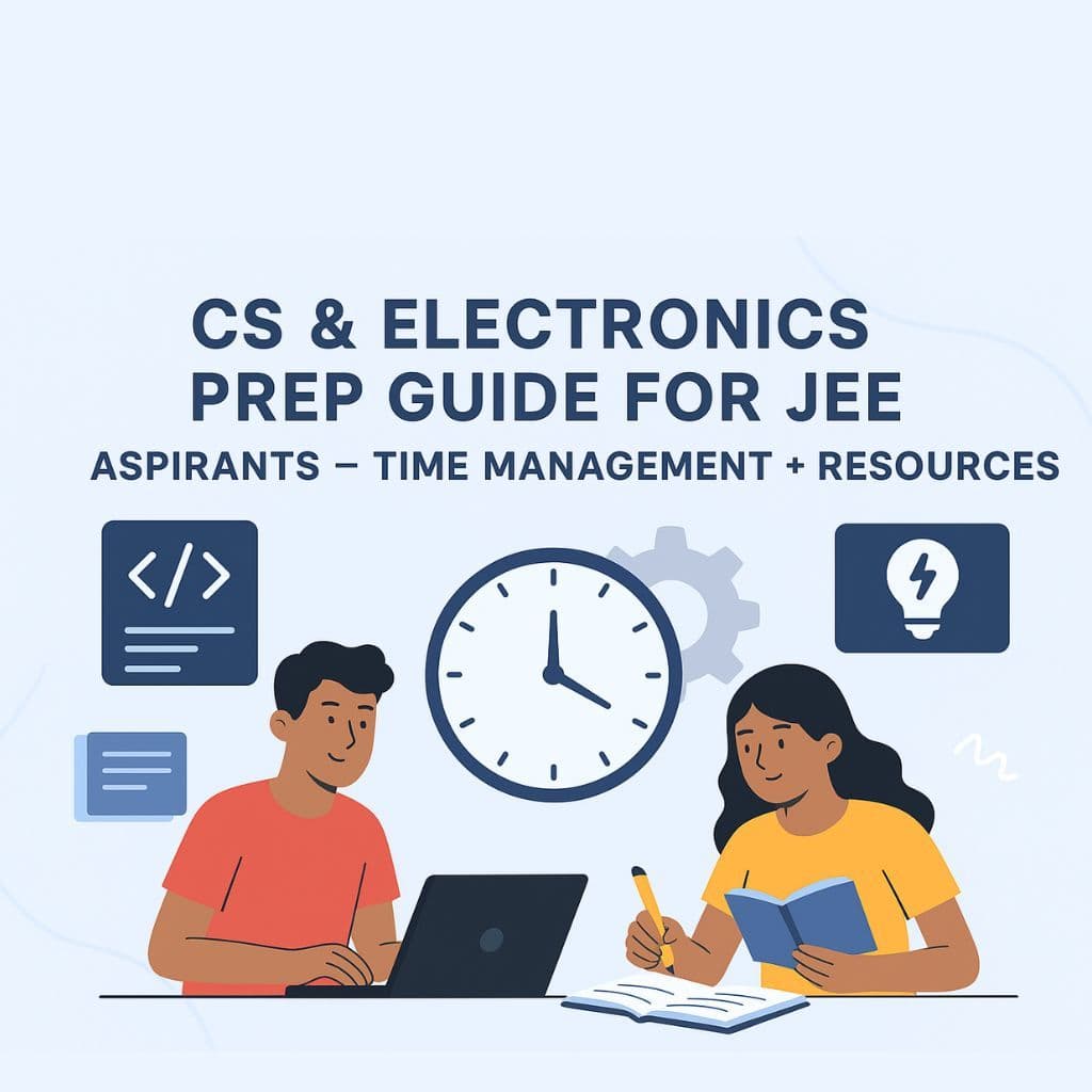 CS & Electronics Prep Guide for JEE Aspirants – Time Management + Resources
