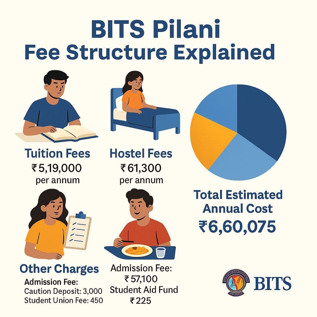 BITSAT Fees 2025: Tuition, Hostel, Mess Charges & Scholarship Opportunities