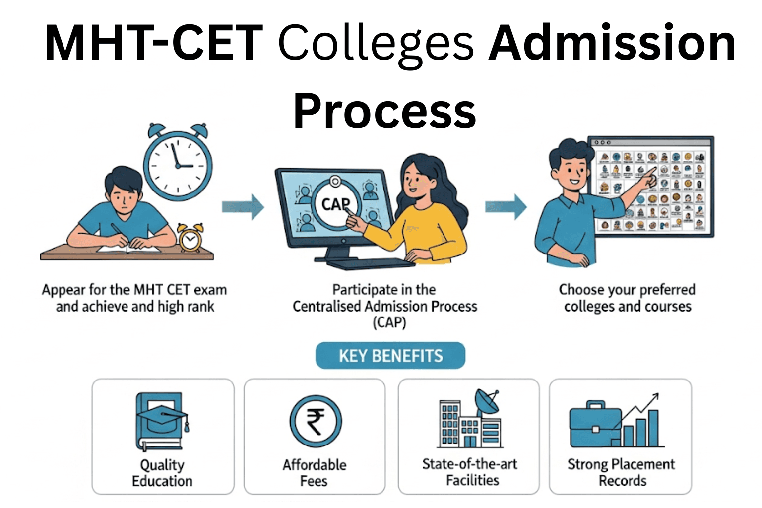 Admission Process of MHT CET Colleges