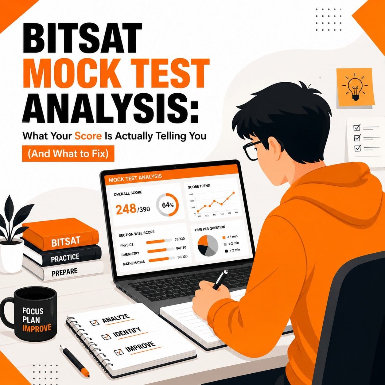 BITSAT Mock Test Analysis: What Your Score Is Actually Telling You (And What to Fix)
