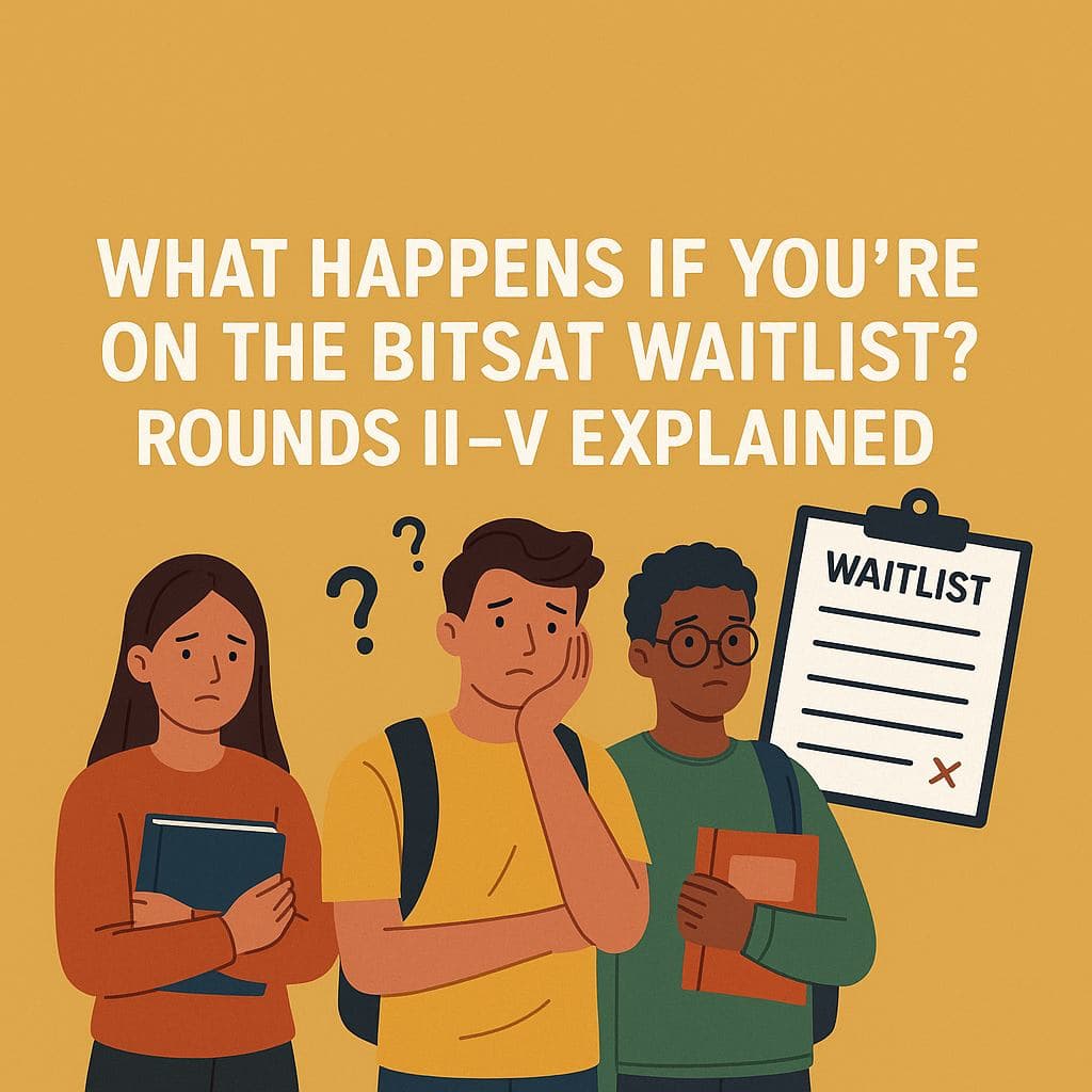 What Happens If You're on the BITSAT Waitlist? Rounds II–V Explained