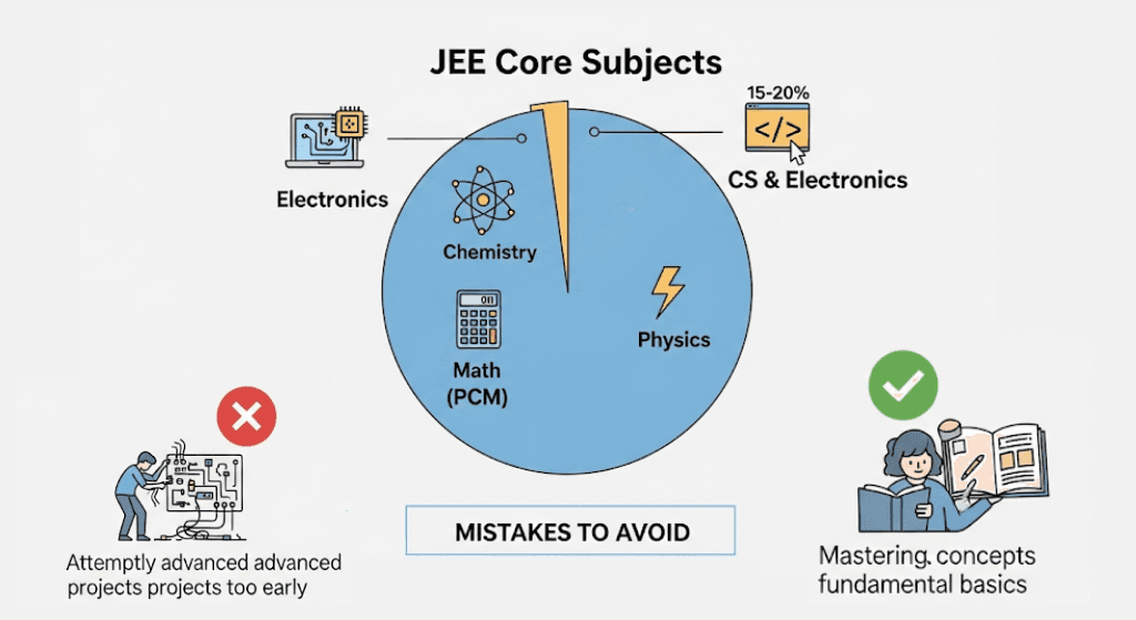 Balancing JEE Core Subjects with CS & Electronics
