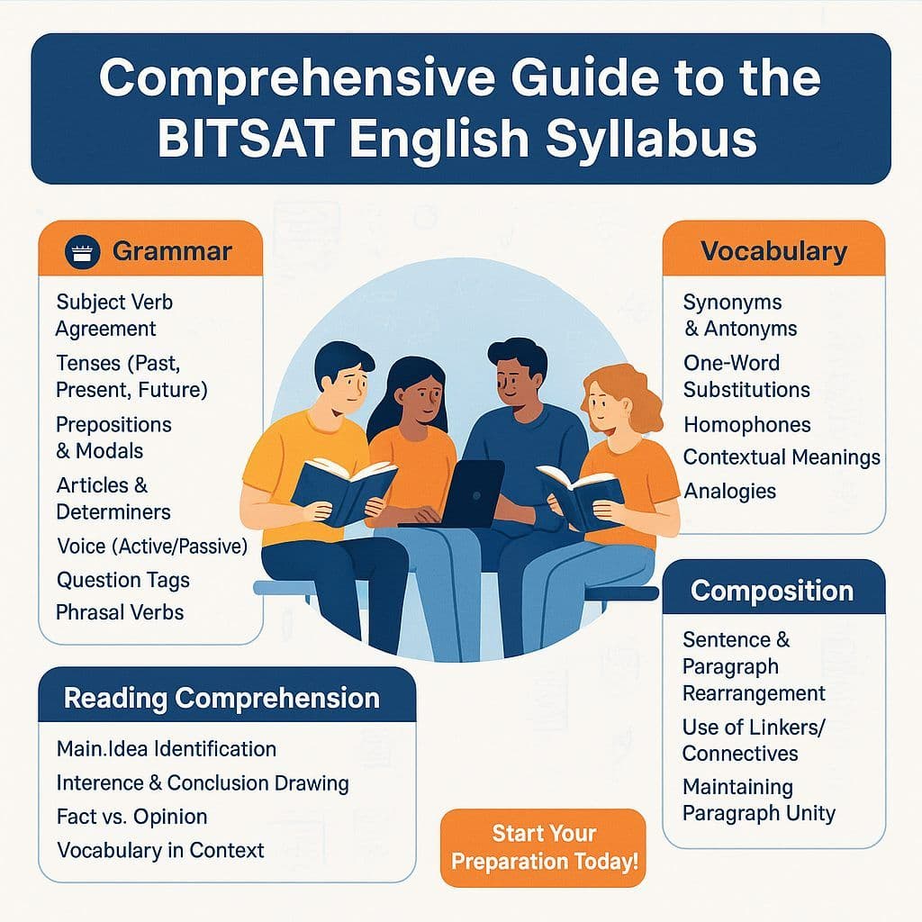 Comprehensive Guide to the BITSAT English Syllabus 2025