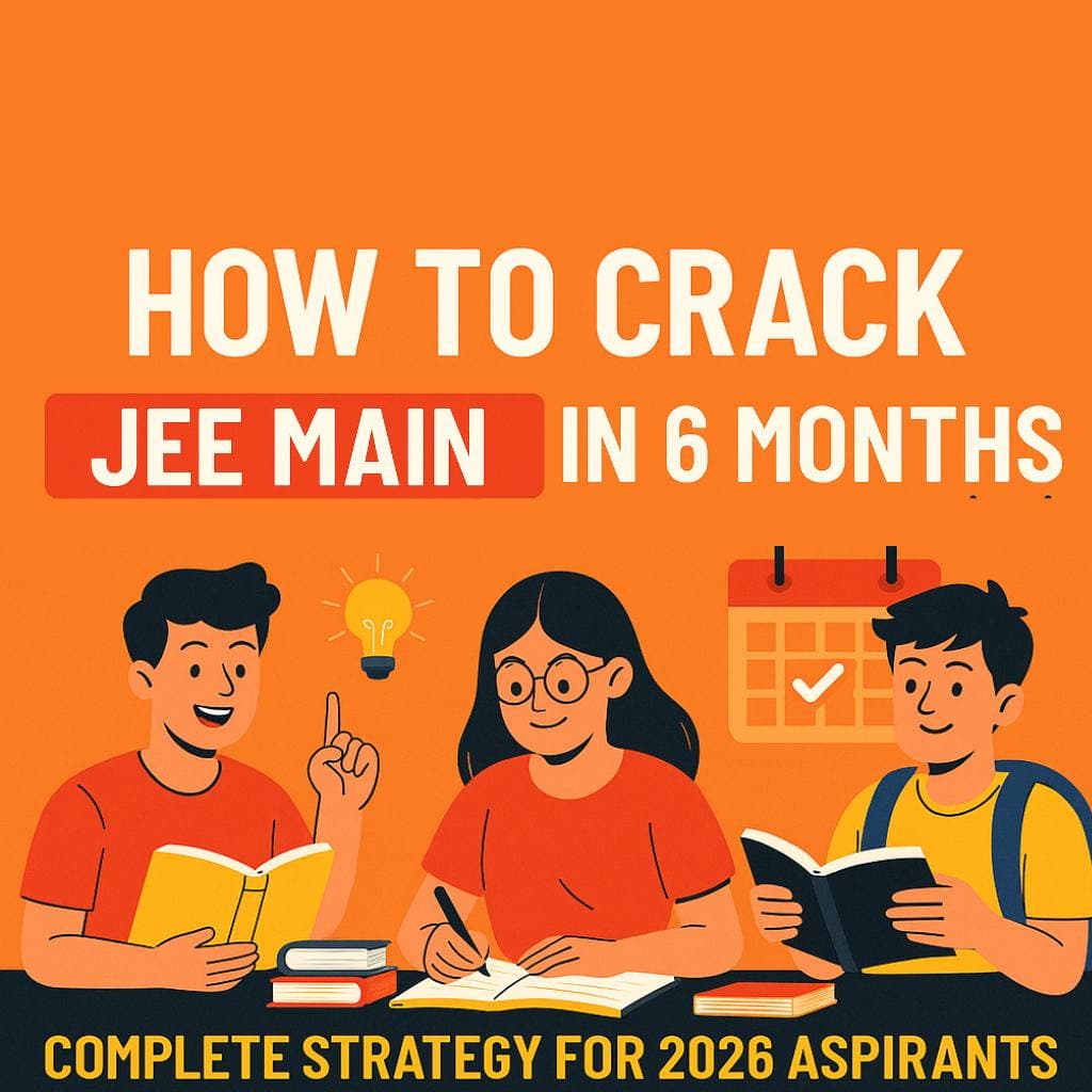 How to Crack JEE Main in 6 Months: Complete Strategy for 2026 Aspirants