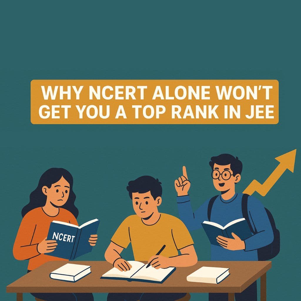 Why NCERT Alone Won’t Get You a Top Rank in JEE – Here’s What You Need