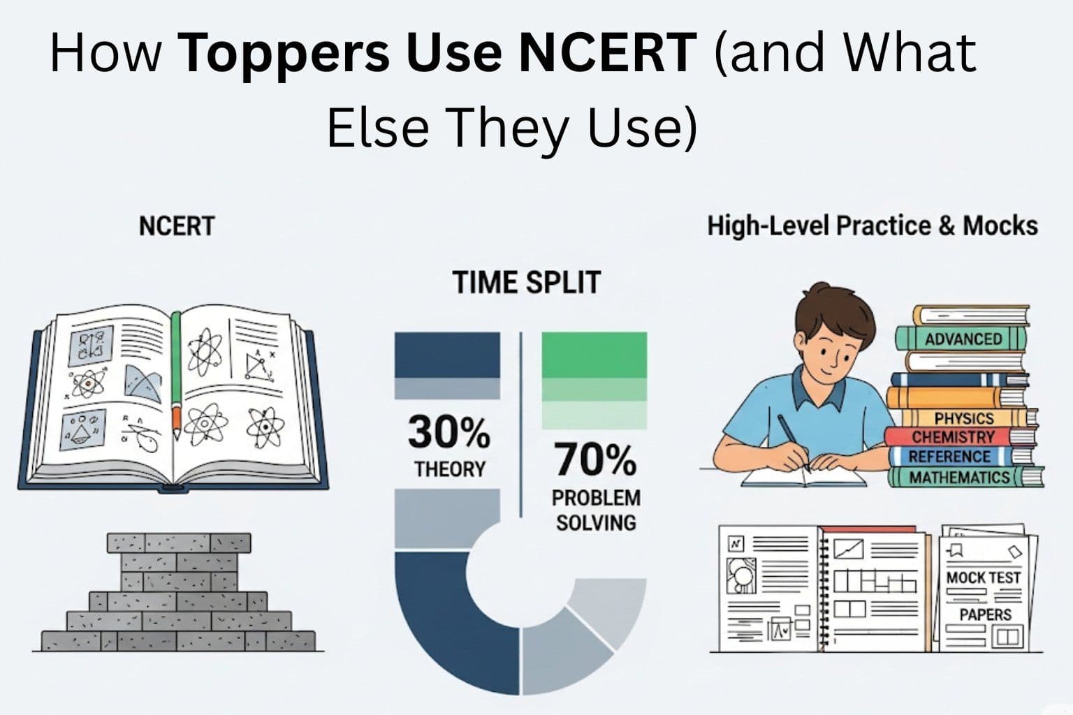 How Toppers Use NCERT (and What Else They Use) for JEE