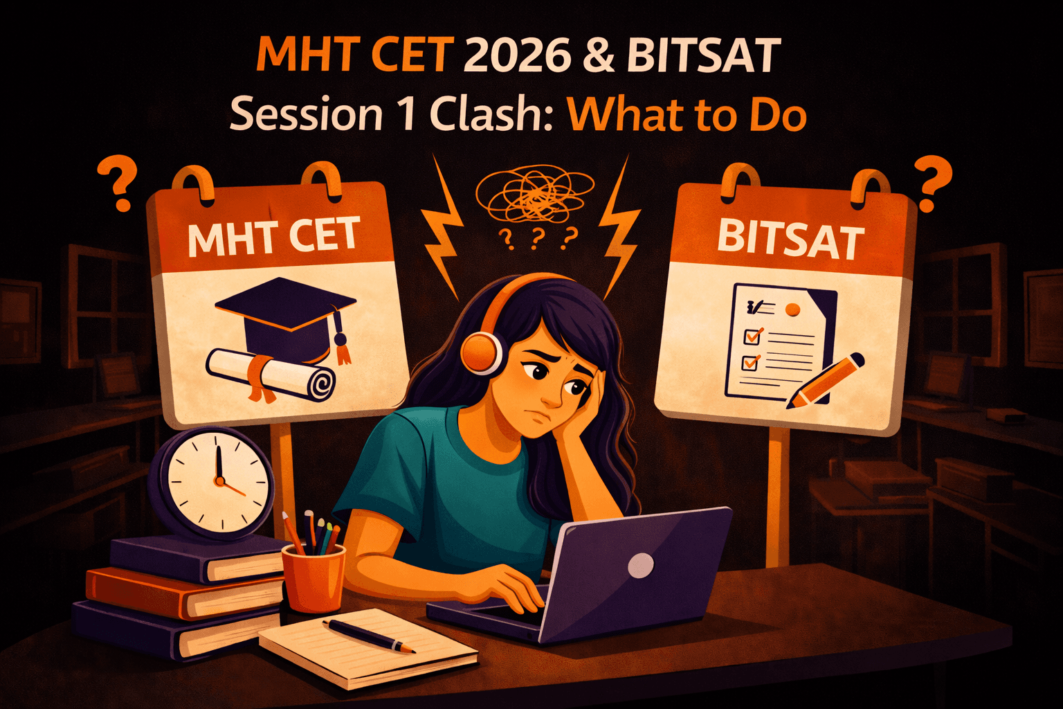 MHT CET 2026 Exam Date Clashes with BITSAT Session 1: What Should Students Do?