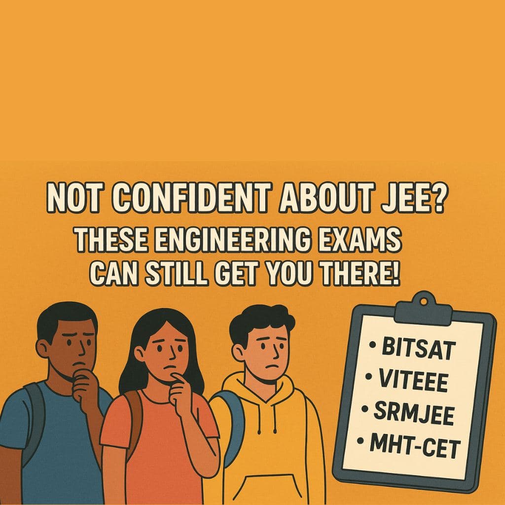 Not Confident About JEE? These Engineering Exams Can Still Get You There!
