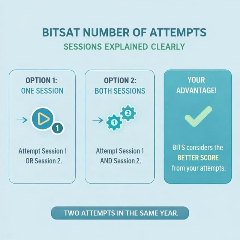 BITSAT Number of Attempts