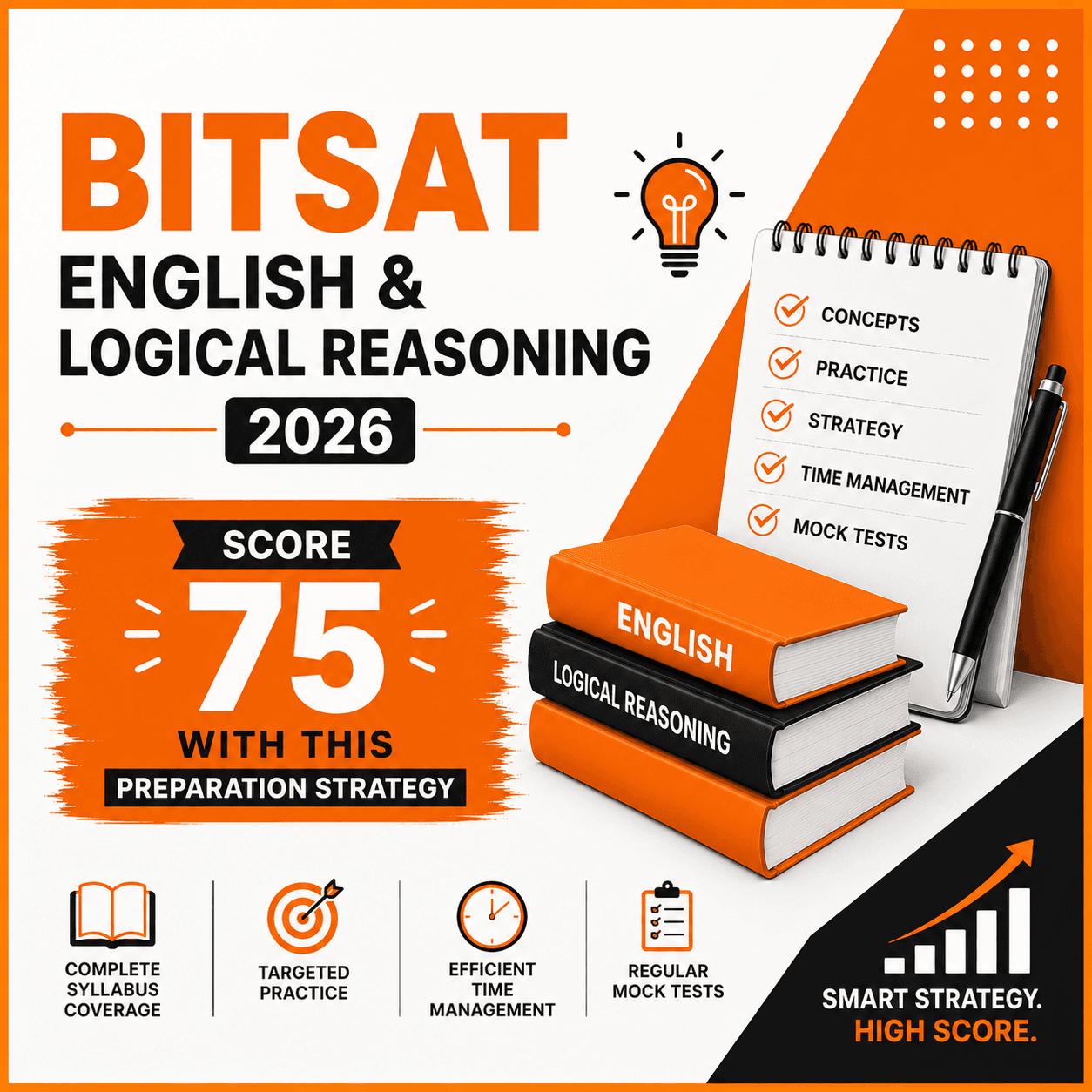BITSAT English & Logical Reasoning 2026: Score 75 With This Preparation Strategy