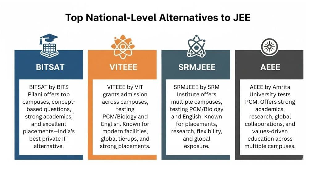Top National-Level Alternatives to JEE