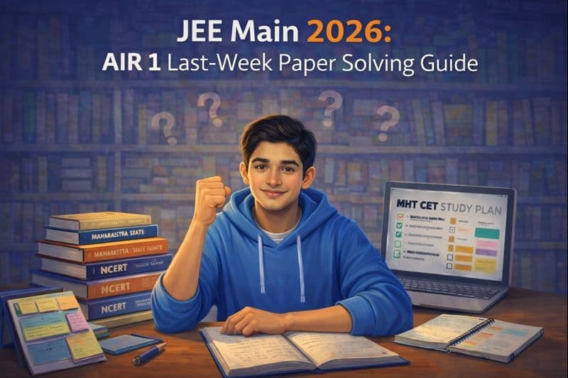 MHT CET 2026 Preparation Tips: Important Topics, Best Books & Study Strategy