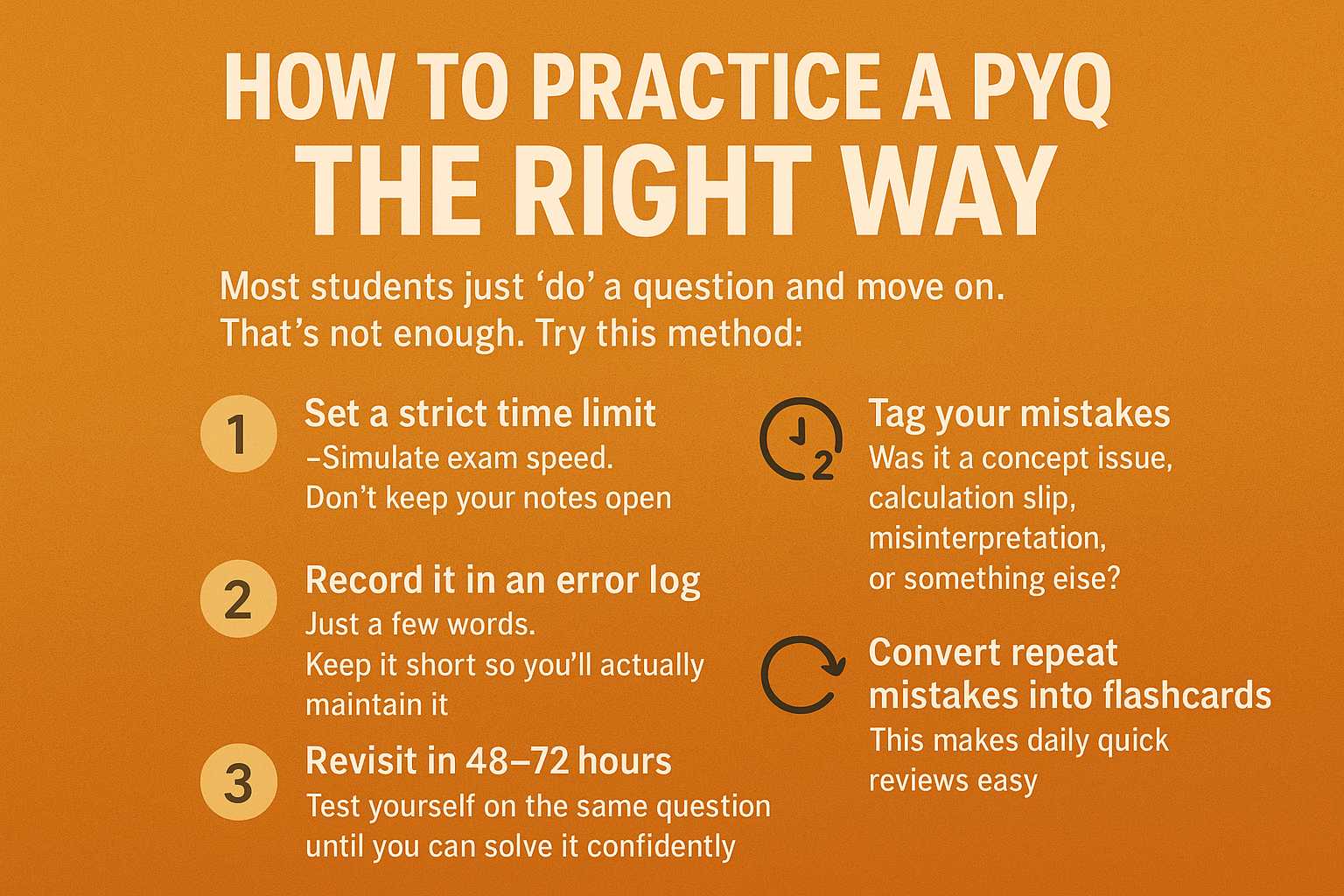 How to Practice JEE PYQs the Right Way