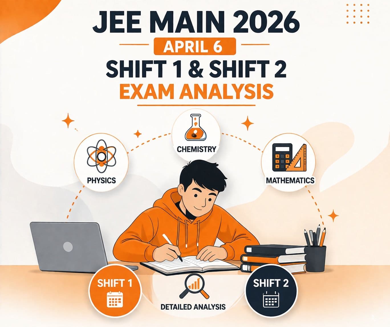 JEE Main 2026 April 6 Shift 1 & Shift 2 Exam Analysis