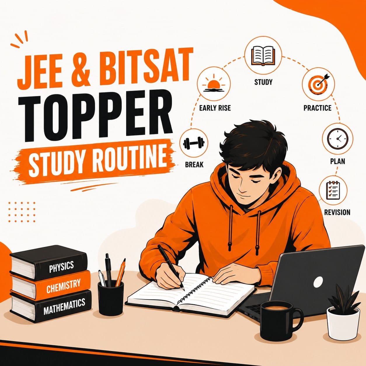 JEE & BITSAT Topper Study Routine: Daily Habits of High Scorers