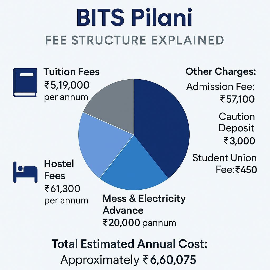 BITSAT Fees Structure Explained 2025