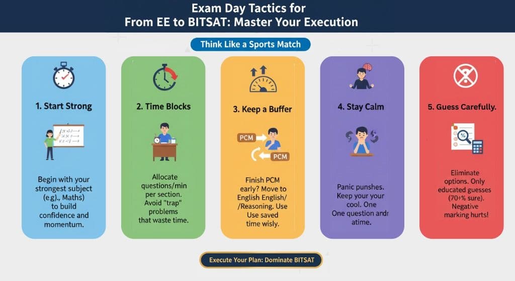 Exam Day Tactics From JEE to BITSAT