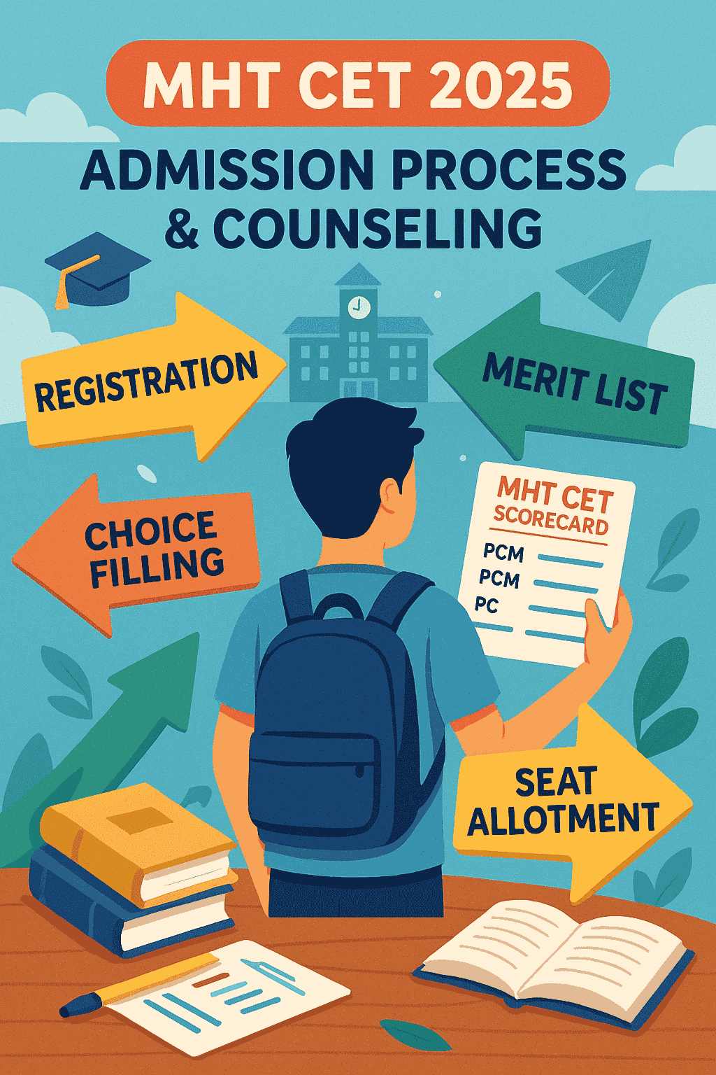 Admission Process & Counselling for MHT CET 2025 Colleges